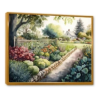 Fresh Garden At The Cottage Wall Art