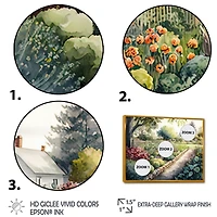 Fresh Garden At The Cottage Wall Art