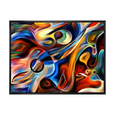 Abstract Music and Rhythm Canvas Art Print