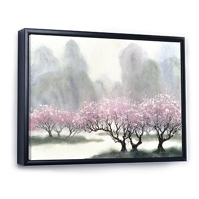 Flowering Trees at Spring  Canvas Print