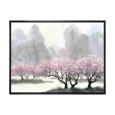 Flowering Trees at Spring  Canvas Print