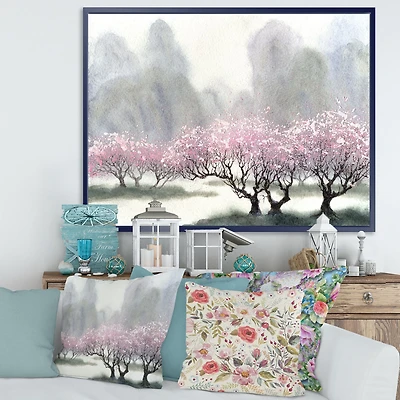 Flowering Trees at Spring  Canvas Print