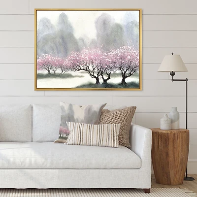 Flowering Trees at Spring  Canvas Print