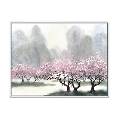Flowering Trees at Spring  Canvas Print