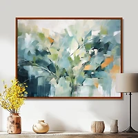 Blue Botanical Garden – Elegant Nature-Inspired Abstract
