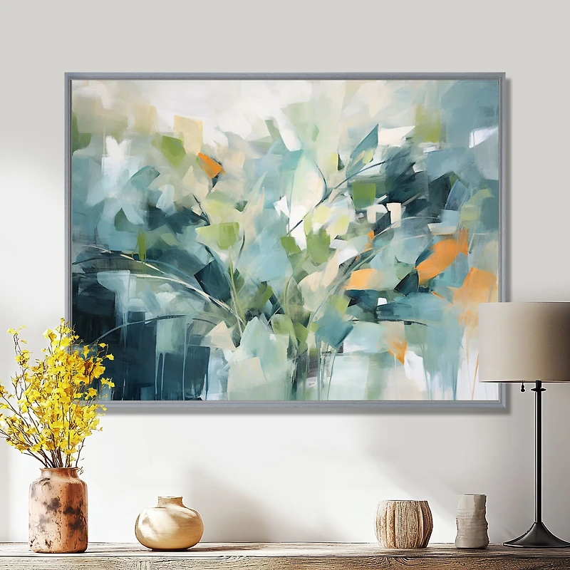 Abstraction nature bleue « Blue Botanical Garden »