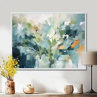 Blue Botanical Garden – Elegant Nature-Inspired Abstract