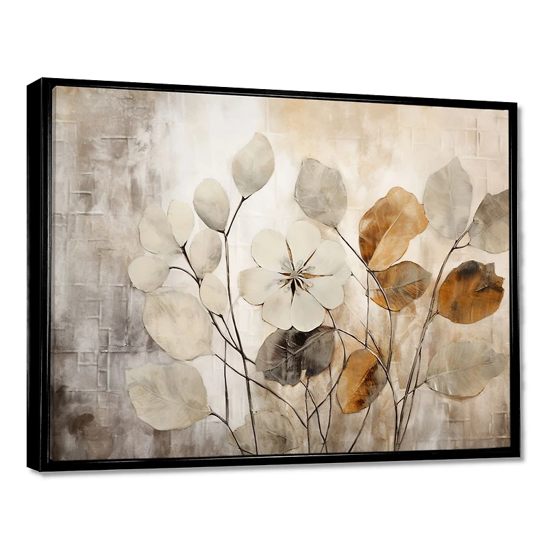 Beige Botanical Impressions – Soft Neutral Floral Design