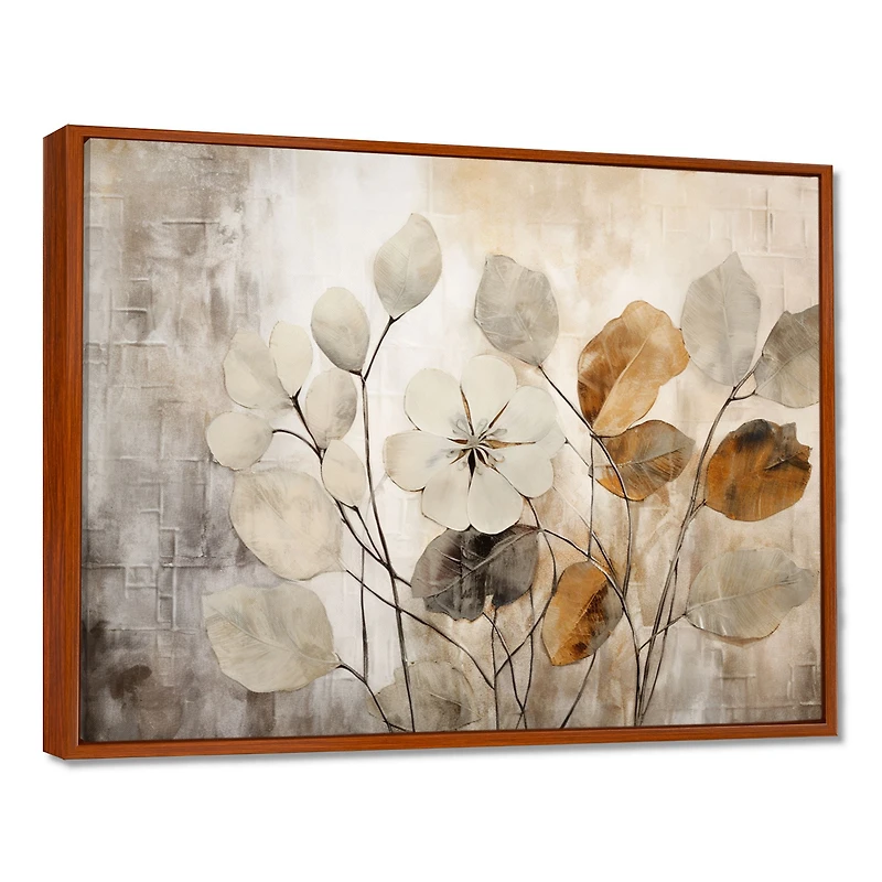 Beige Botanical Impressions – Soft Neutral Floral Design