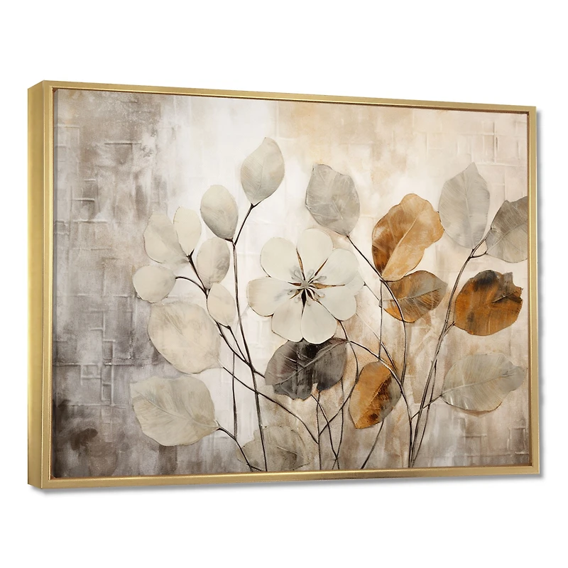Beige Botanical Impressions – Soft Neutral Floral Design