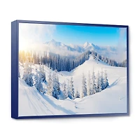 Winter Mountains Panorama  Wall Art