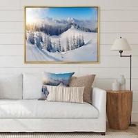 Winter Mountains Panorama  Wall Art