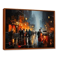 Scène musicale jazz vibrante « Harlem Jazz City »