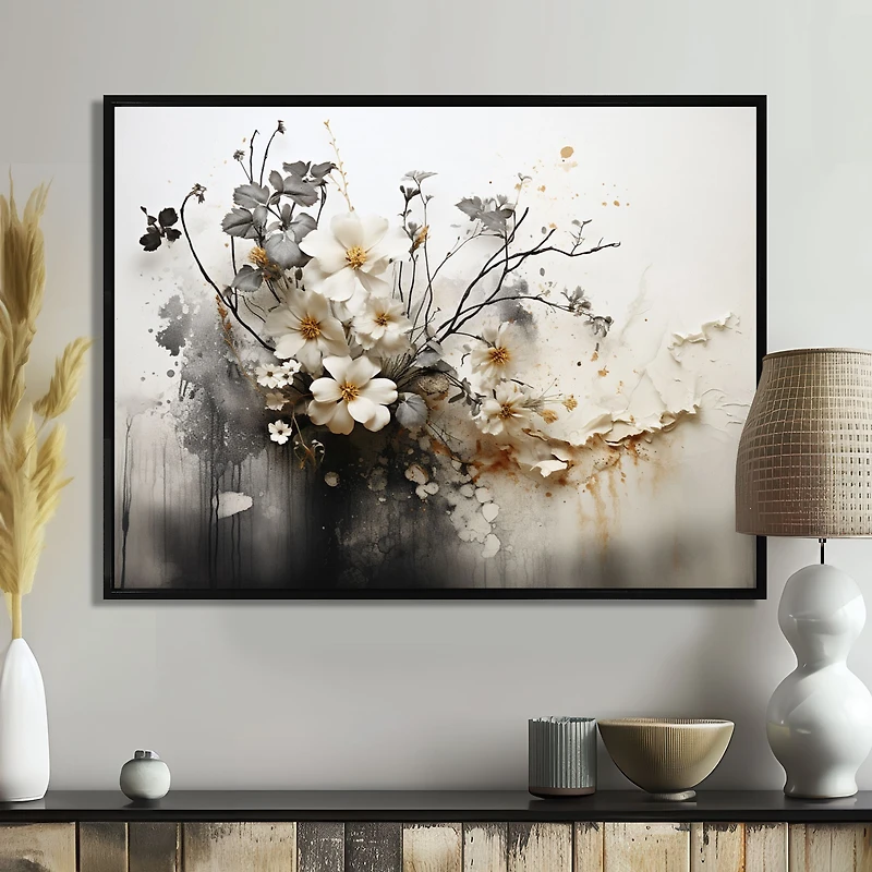 Bohemian Earth Collage – Rustic Floral and Nature Fusion
