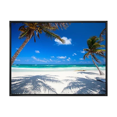 Toile « Coconut Palms at Beach »