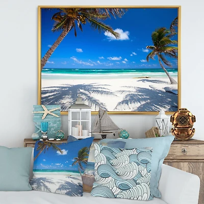 Coconut Palms at Beach Wall Art