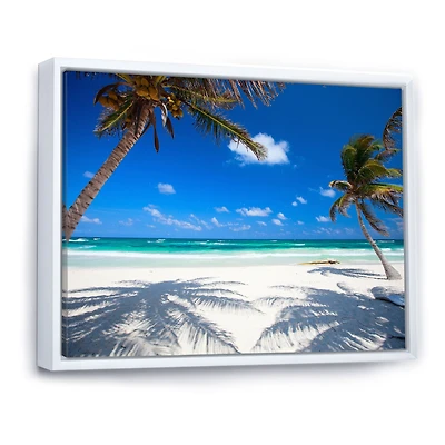 Coconut Palms at Beach Wall Art