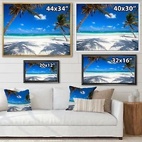 Coconut Palms at Beach Wall Art