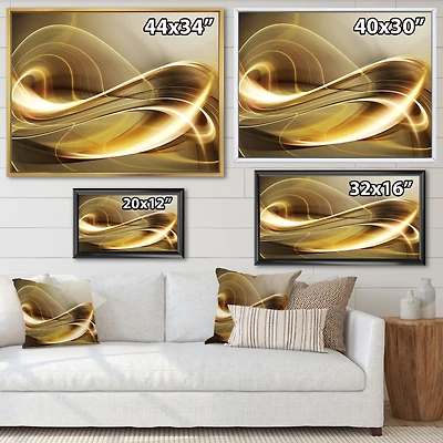 Elegant Modern Sofa  Canvas Wall Print