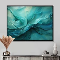 Turquoise Tranquility – Serene Abstract Ocean Hues