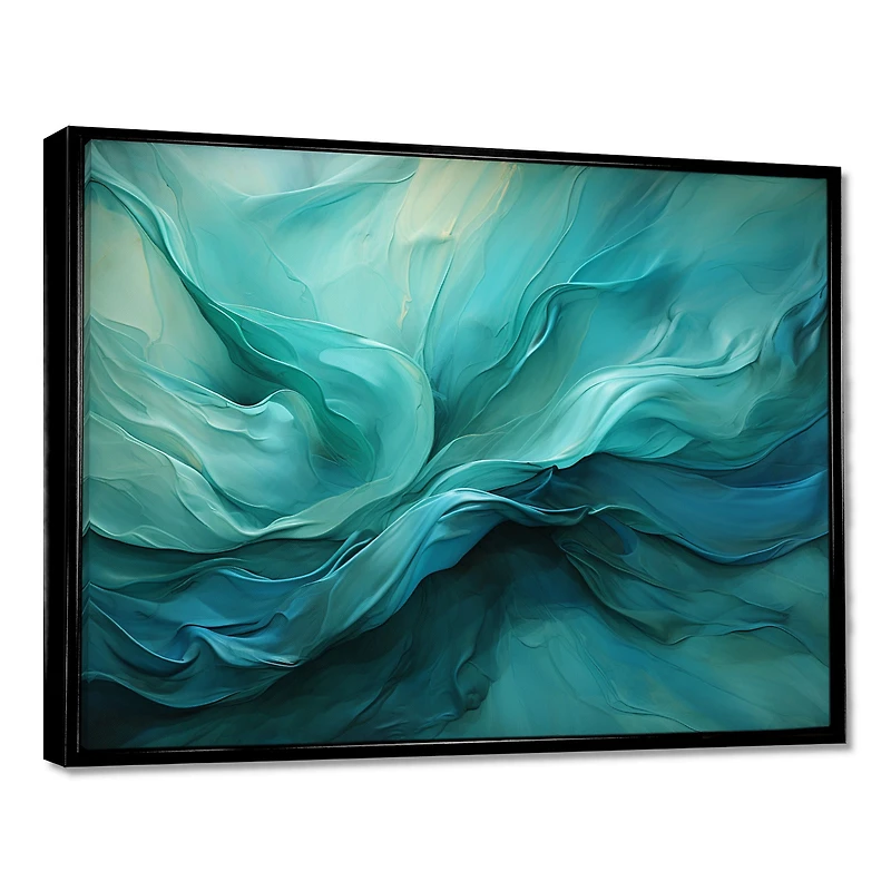Turquoise Tranquility – Serene Abstract Ocean Hues