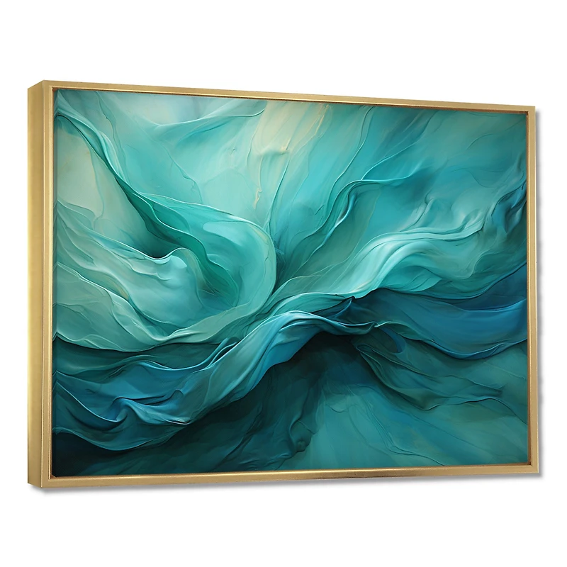 Turquoise Tranquility – Serene Abstract Ocean Hues