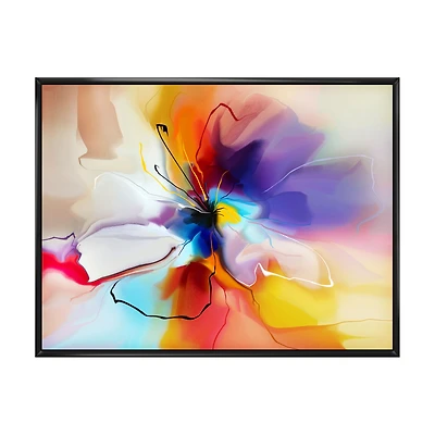 Toile imprimée « Creative Flower Multiple Colors »