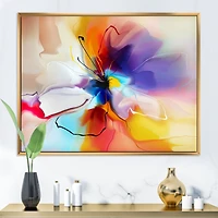 Creative Flower Multiple Colors  Canvas Print