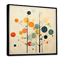 Mid-Century Minimalism – Beige Modern Abstract Art