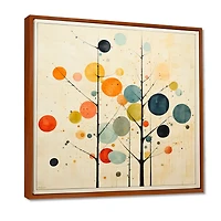 Art abstrait moderne beige « Mid-Century Minimalism »
