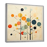 Art abstrait moderne beige « Mid-Century Minimalism »