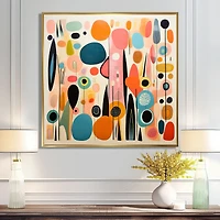 Playful Pink Mid-Century Patterns – Retro Modern Design