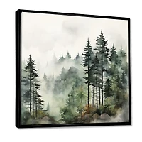 Paysage forestier paisible « Misty Morning Pines »