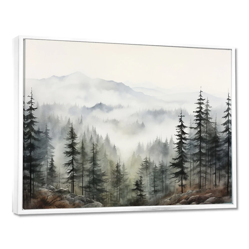 Pine Mist Mountain – Serene Nature Landscape