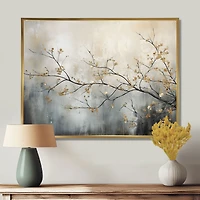 Scène forestière onirique Monochrome « Ethereal Trees »