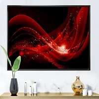 Dark Red Vector  Canvas Art print