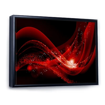 Dark Red Vector  Canvas Art print