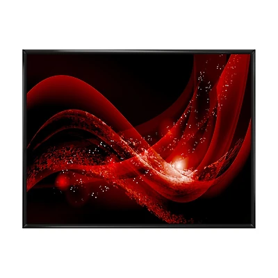 Dark Red Vector Canvas Art print