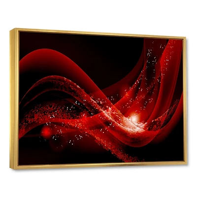 Dark Red Vector  Canvas Art print