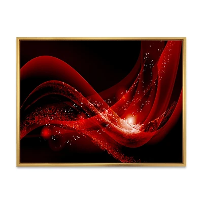 Dark Red Vector  Canvas Art print