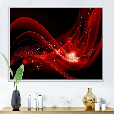 Dark Red Vector  Canvas Art print