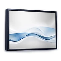 3D Wave of Water Splash  Digital Art Canvas Print