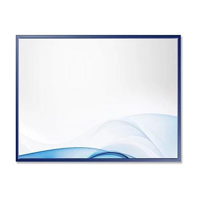 3D Wave of Water Splash  Digital Art Canvas Print