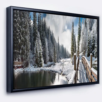 Winter Morning Panorama  Wall Art