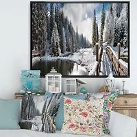 Winter Morning Panorama  Wall Art