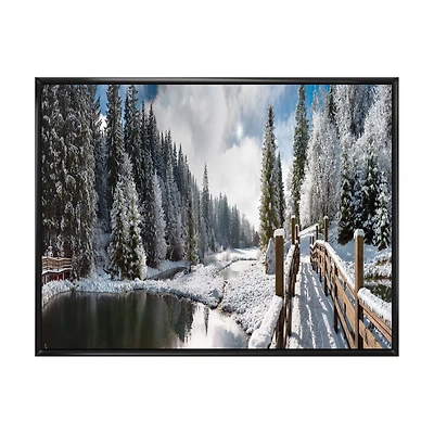 Winter Morning Panorama  Wall Art