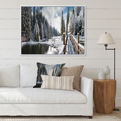 Winter Morning Panorama  Wall Art