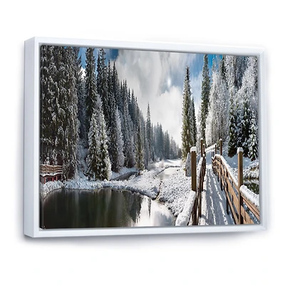 Winter Morning Panorama  Wall Art