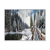 Winter Morning Panorama  Wall Art