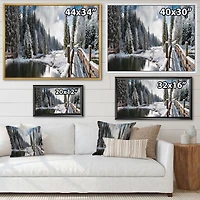 Winter Morning Panorama  Wall Art